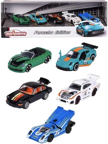 Majorette - Porche Die-Cast Car 5-Pack Giftpack — Collectible